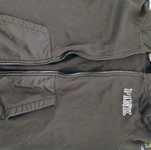 PINK Rainbow Ombré Hoodie — Black, M, Damaged, AS IS, Y2K, Athleisure - Picture 13 of 17